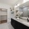 Spacious, well-lit bathroom