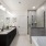 Spacious, well-lit bathroom