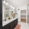 Spacious, well-lit bathroom